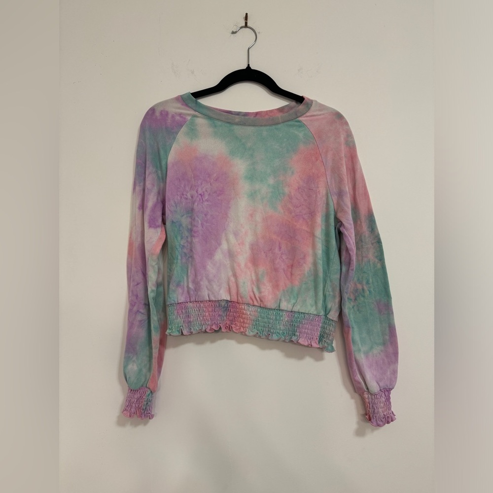 No Comment tie dye top
